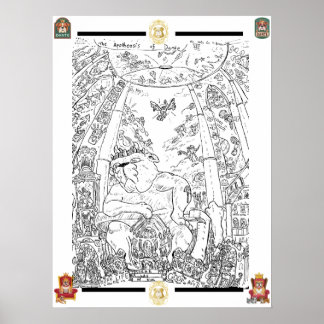 アポトーシスまたはダンテのポスター ポスター