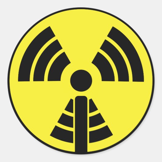 アポドキャスタリプスのステッカー！ ラウンドシール (正面)