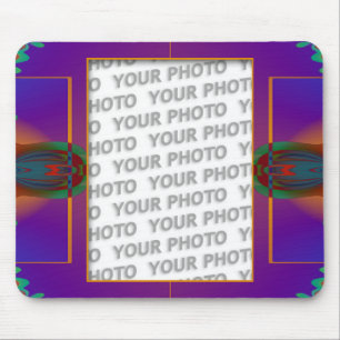 アポフィシスフラクタル装飾 + あなたの写真 マウスパッド