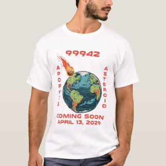 アポフィス 99942 2029年4月13日 小惑星 彗星 流星 Tシャツ