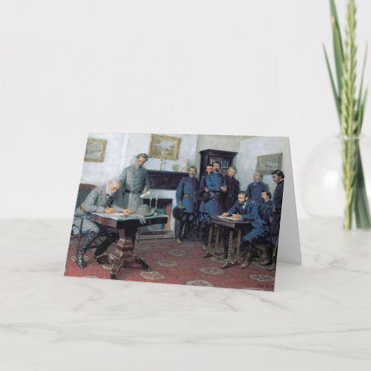 アポマトックスで降伏 カード (正面)