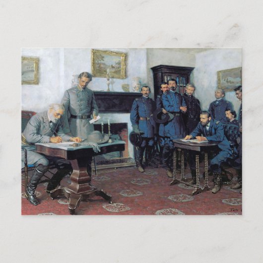 アポマトックスで降伏 ポストカード (正面)