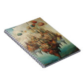 アポリックエアキャッスル – 超現実的ファンタジーファインアート ノートブック (右側)