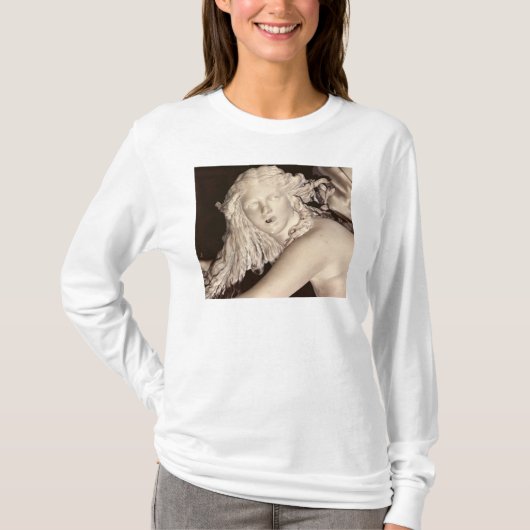 アポロおよびDaphneのDaphneの頭部の詳細 Tシャツ (正面)