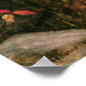 アポロとダフネbyジョン・ウィリアム・ウォーターハウス–1908 ポスター (角)