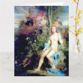 アポロと9人のミューズの美術葉書 カード (黄色い花)