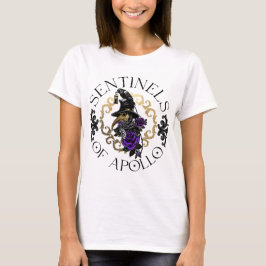 アポロの哨戒者ロゴ Sネック 半袖Tシャツ 女性用 XL Tシャツ