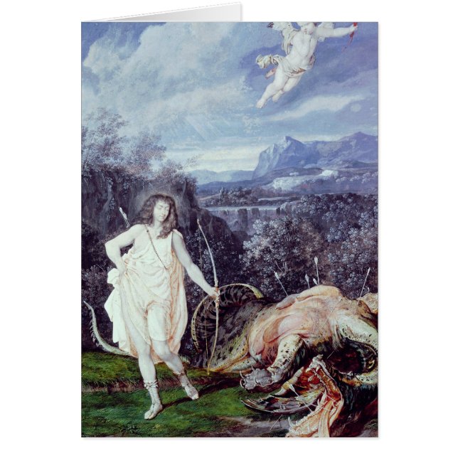 アポロの大蛇の殺害者としてルイ14世 (正面)