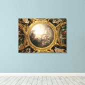 アポロの戦車、天井絵画。 キャンバスプリント (インサイチュ (ウッドフロア))