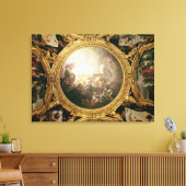 アポロの戦車、天井絵画。 キャンバスプリント (インサイチュ (リビング))