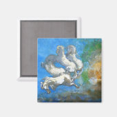 アポロの戦車 – 象徴主義オディロン・レドン マグネット (正面/裏面)