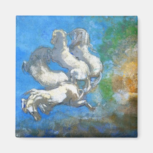 アポロの戦車 – 象徴主義オディロン・レドン マグネット (正面)