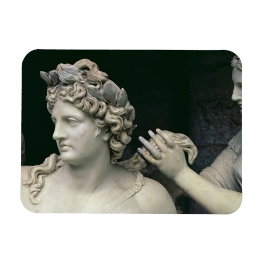 アポロはニンフの世話をし、彼を示す詳細 マグネット (横)