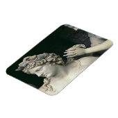 アポロはニンフの世話をし、彼を示す詳細 マグネット (左側)