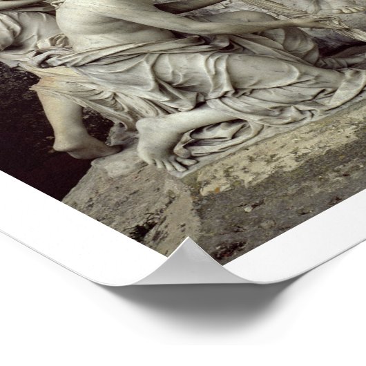 アポロはニンフの世話を受け、成虫を目的とした ポスター (角)