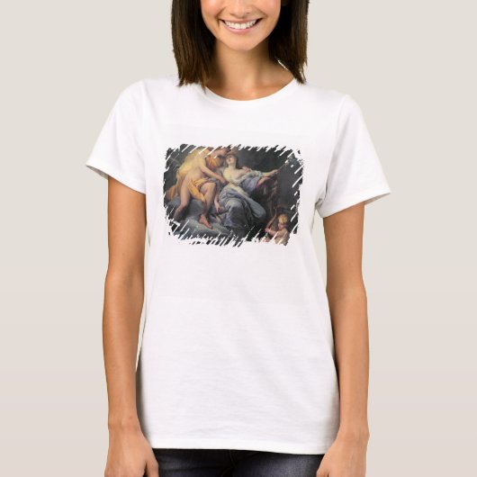 アポロはニンフ・ロイコテアを愛撫(カンヴァ油) Tシャツ (正面)