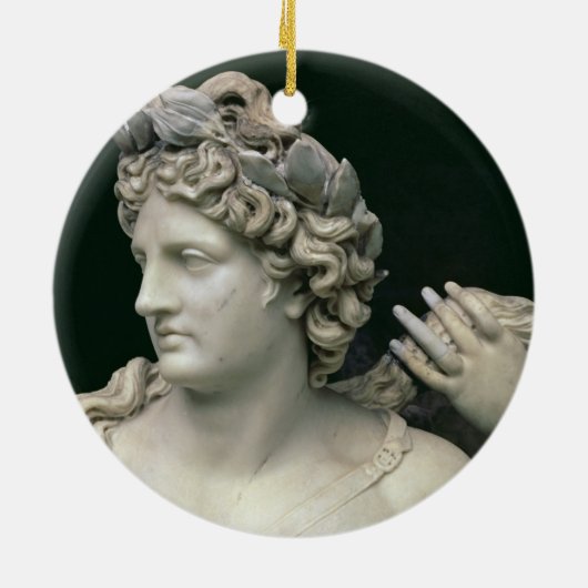 アポロはニンフ、詳細の提示によって彼がちでした セラミックオーナメント (裏面)