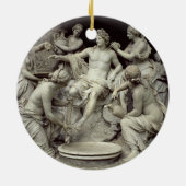 アポロはGrotのために意図されているニンフによってがちでした セラミックオーナメント (裏面)