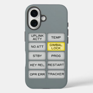 アポロインジケータアラームDSKY、ジンバルロック iPhone 16ケース