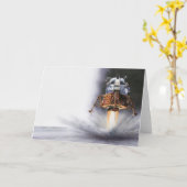 アポロイーグル月面モジュール カード (黄色い花)