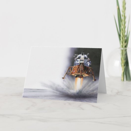 アポロイーグル月面モジュール カード (正面)