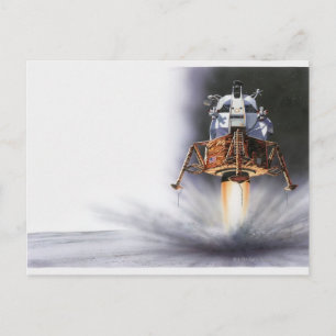 アポロイーグル月面モジュール ポストカード