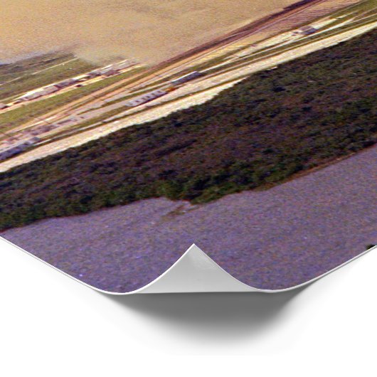 アポロソユーズ試験プロジェクト土星IBの打ち上げ ポスター (角)