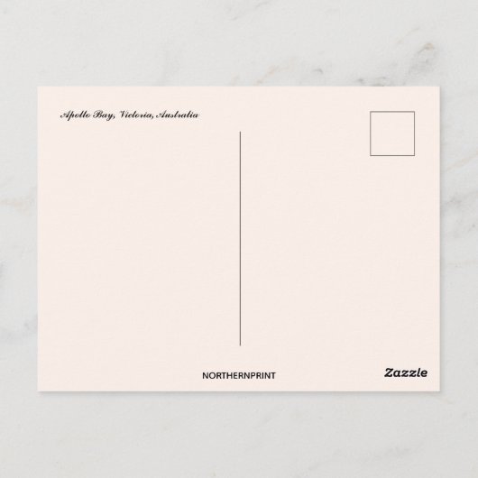 アポロベイビクトリアオーストラリア ポストカード (裏面)