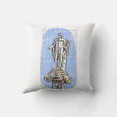 アポロン像の水彩画 クッション (裏面)