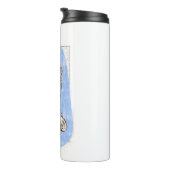 アポロン像の水彩画 タンブラー (回転右)