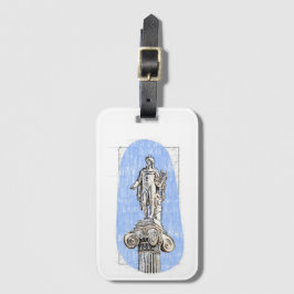 アポロン像の水彩画 ラゲッジタグ