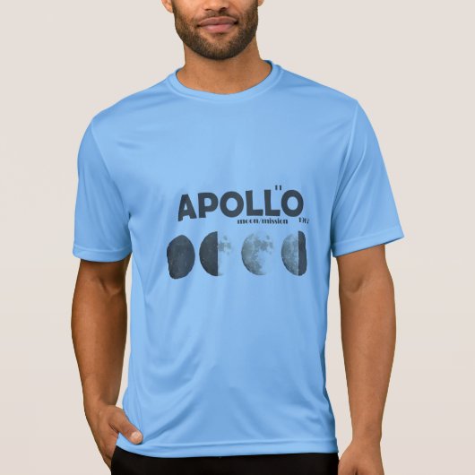 アポロ代表団-月1969-2019年 Tシャツ (正面)