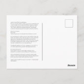 アポロ光ポストカードの神 ポストカード (裏面)