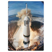 アポロ土星Vロケット打ち上げ月1969 クリップボード (裏面)
