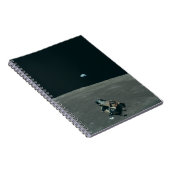 アポロ月着陸船と月からの地球の出 ノートブック (右側)