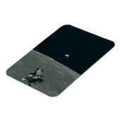 アポロ月着陸船と月からの地球の出 マグネット (左側)