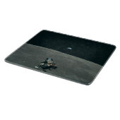 アポロ月着陸船と月の地球の上昇 カッティングボード (角)