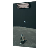アポロ月着陸船と月の地球の上昇 クリップボード (左)