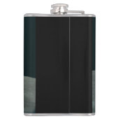 アポロ月着陸船と月の地球の上昇 フラスク (裏面)