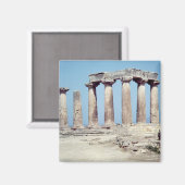 アポロ神殿の遺跡，紀元前550年 マグネット (正面/裏面)