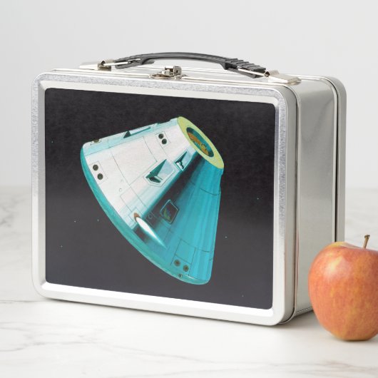 アポロ計画-月の代表団の芸術家の概念 メタルランチボックス (インサイチュ)