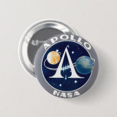 アポロ計画 缶バッジ (正面&裏面)