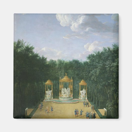 アポロ風呂の群れ マグネット (正面)