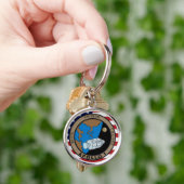 アポロ1ミッションパッチロゴ キーホルダー (手)