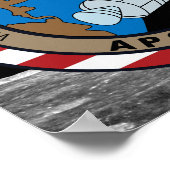 アポロ1ミッションパッチロゴ ポスター (角)