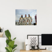 アポロ1宇宙飛行士 ポスター (ホームオフィス)