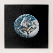 アポロ10号の宇宙船から取り出された地球。 ジグソーパズル (横)