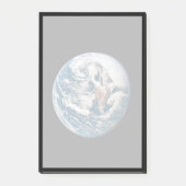 アポロ10号の宇宙船から取り出された地球。 ポストイット (正面)