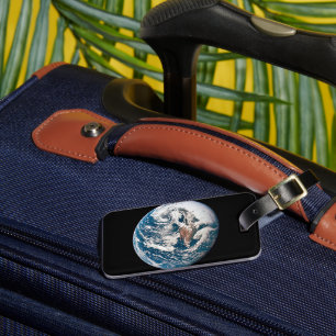 アポロ10号の宇宙船から取り出された地球。 ラゲッジタグ