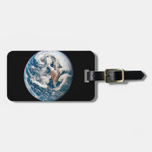 アポロ10号の宇宙船から取り出された地球。 ラゲッジタグ (正面横)